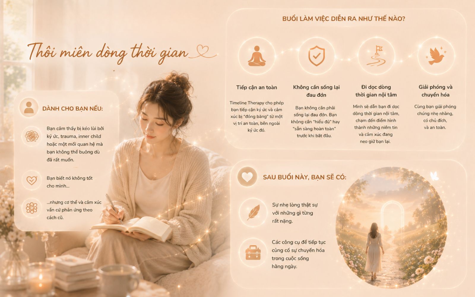 coach 1:1 thôi miên dòng thời gian