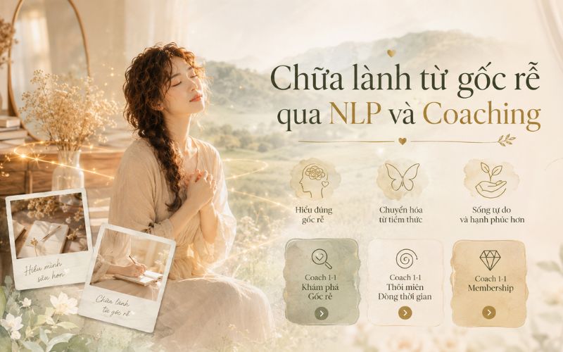chữa lành qua coaching và NLP